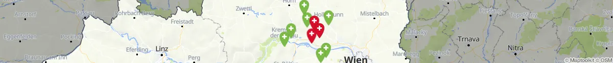 Kartenansicht für Apotheken-Notdienste in der Nähe von Großriedenthal (Tulln, Niederösterreich)
